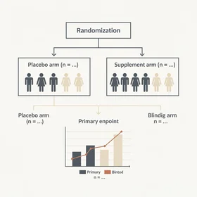 Randomized controlled trial design for supplements